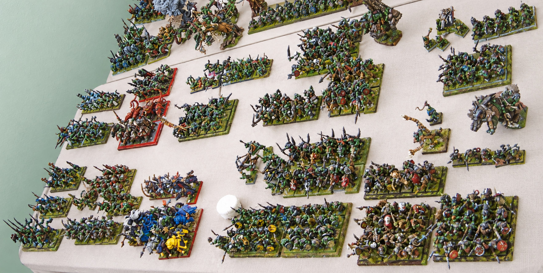 Ork Army on table
